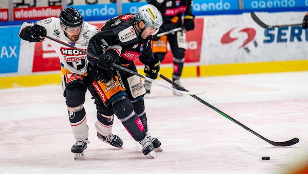 Der finnische Verteidiger Roni Allen (l.) wird auch in der neuen Saison für die Pioneers ...