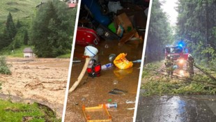 Unwetter halten nach der Hitzewelle die Feuerwehren in Atem.