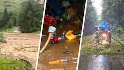 Unwetter halten nach der Hitzewelle die Feuerwehren in Atem.