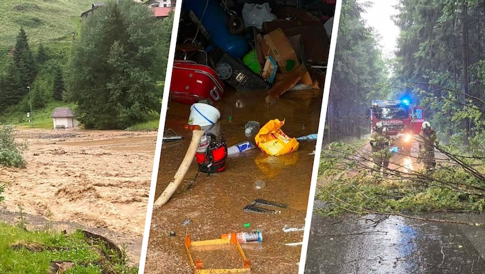 Unwetter halten nach der Hitzewelle die Feuerwehren in Atem.