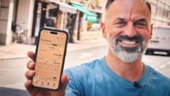 Der Vorarlberger Ex-Profisportler Karim Allouche stellt der „Bergkrone“ seine move2pay-App in ...