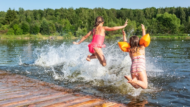 Spaß im Wasser ist die Basis für eine gute Technik.