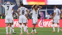 Die deutschen Spieler konnten die Niederlage gegen Paraguay nicht fassen. 