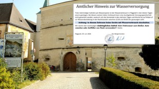 Die Trockenheit sorgt in der Gemeinde Pöggstall (NÖ) für Schwierigkeiten bei der ...