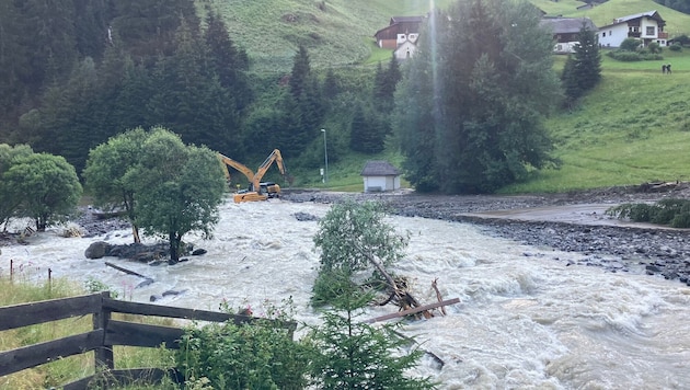 Hier geht vorerst nichts mehr – im Pitztal muss nun aufgeräumt werden.