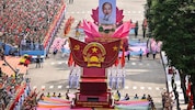 Paraden für Ho Chi Minh im früheren Saigon