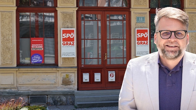 Hannes Schwarz hat eine Herkules-Aufgabe: Er soll die Grazer SPÖ wiederbeleben.