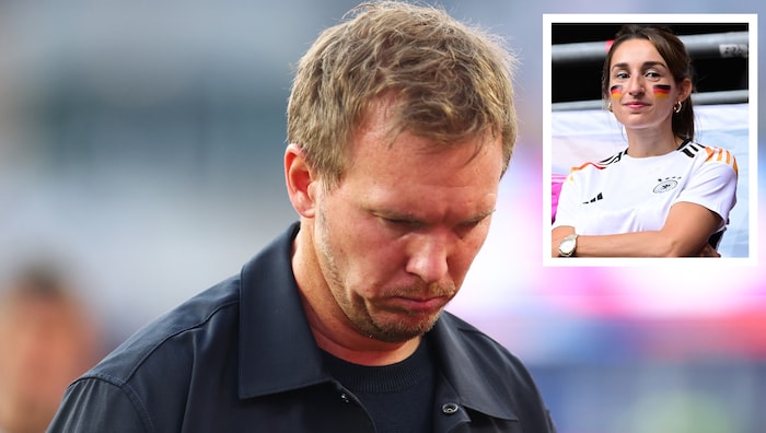 Julian Nagelsmann und sein DFB-Team müssen die Koffer packen. Die Enttäuschung war dem deutschen ...