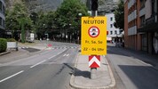 Am Dienstag war beim Salzburger Neutor noch nichts von der Sperre zu sehen.