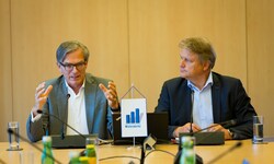 CEO Michael Junghans und CFO Hannes Gailer zogen Bilanz und wagten einen Ausblick.