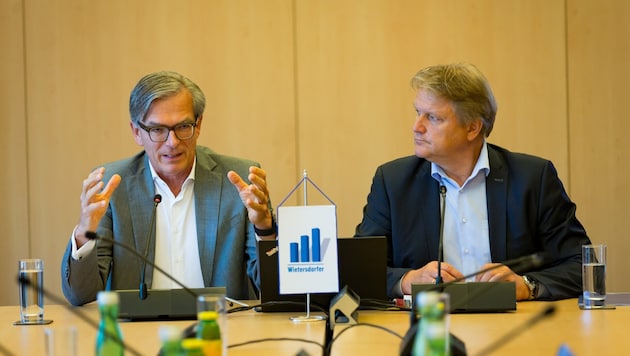 CEO Michael Junghans und CFO Hannes Gailer zogen Bilanz und wagten einen Ausblick.