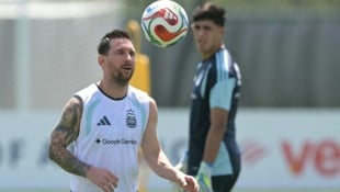 AFP/JUAN MABROMATA Lionel Messi beim Training in Kansas City.