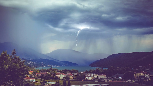 Die Wassersportler wurden vom Gewitter überrascht. (Archivbild)