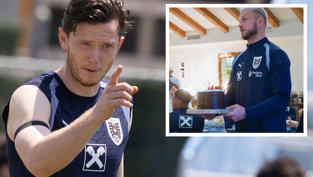 Michi Gregoritsch und Marko Arnautovic
