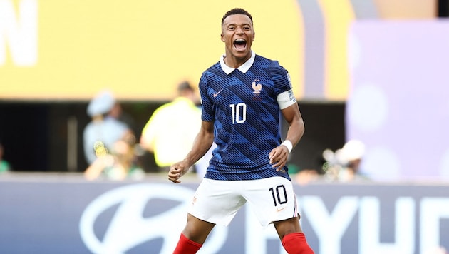 Kylian Mbappé scored twice.