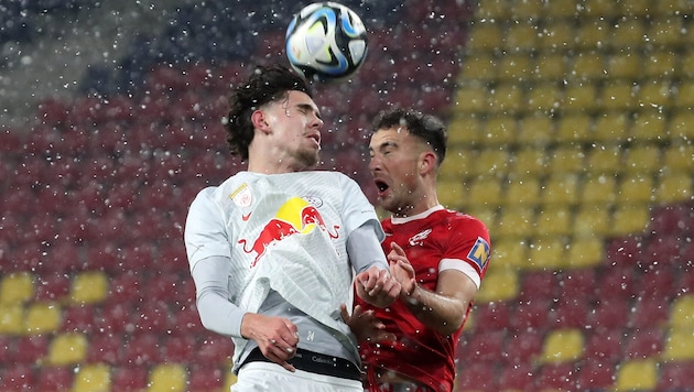 Kennt Salzburg schon aus seiner Zeit bei den Jungbullen: Tim Paumgartner (li.).