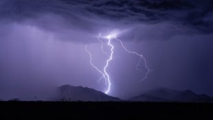 Heftige Unwetter gingen im deutschen Bundesland Baden-Württemberg nieder.