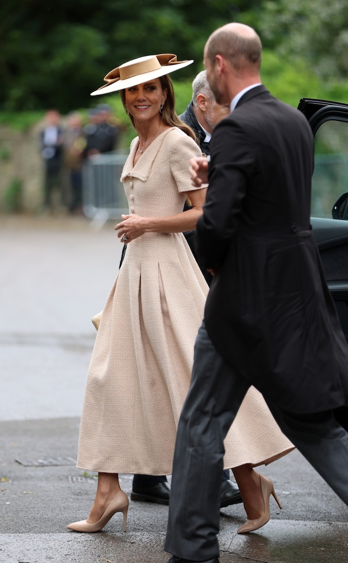 Prinz William und Prinzessin Kate Anfang Juni bei der Hochzeit von Williams Cousin Peter ...