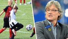 Zu Ehren von Ex-ÖFB-Teamchef Didi Constantini (rechts) fand erstmals ein Gedenkturnier statt. ...