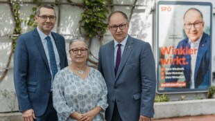 Stellen sich gegen die schwarz-blaue Koalition im Landhaus: Steyrs Bürgermeister Martin Vogl, ...