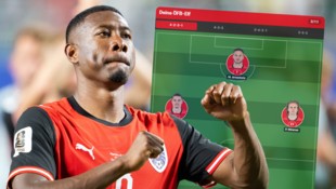 Schafft es David Alaba in Ihr Team gegen Spanien?