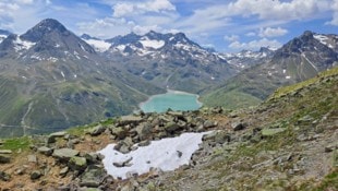 Beeindruckend: Der Ausblick Richtung Silvretta-Stausee.