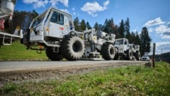 Die seismischen Messungen mit Spezial-Lkw sind abgeschlossen, Experten analysieren jetzt das ...