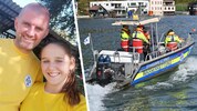 Roman Pohovnikar (am Bild mit Tochter Daniela) rettete den Schwimmer. Auch bei schnell ...