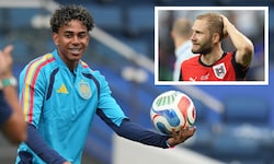 Lamine Yamal wird sich im Sechzehntelfinale mit Konrad Laimer messen. 