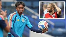 Lamine Yamal wird sich im Sechzehntelfinale mit Konrad Laimer messen. 
