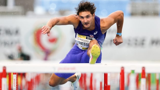 Hürdensprinter Enzo Diessl ist Europas Nummer fünf.