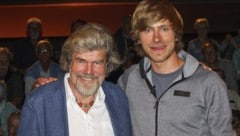 Simon Messner mit seinem Vater Reinhold Messner, mit dem er momentan keinen Kontakt hat.