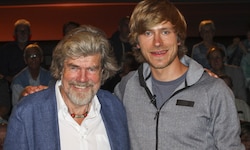 Simon Messner mit seinem Vater Reinhold Messner, mit dem er momentan keinen Kontakt hat.