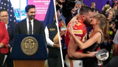 *Mega-Hitze &amp; Traumhochzeit: New Yorks Bürgermeister feiert Taylor Swifts &amp; Travis ...