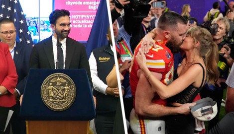 *Mega-Hitze &amp; Traumhochzeit: New Yorks Bürgermeister feiert Taylor Swifts &amp; Travis ...