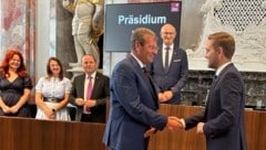 Wolf wurde am Donnerstag zum neuen Landtagspräsidenten gewählt.