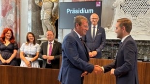 Wolf wurde am Donnerstag zum neuen Landtagspräsidenten gewählt.