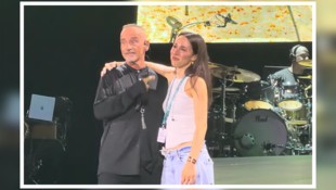 Eros Ramazzotti holt seine Tochter auf die Bühne – Sekunden später kämpft das Publikum mit den ...