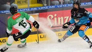Wechselt ins Mutterland des Eishockey: der 18-jährige Jonathan Oschgan (r.)