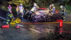 Die Feuerwehren Hall, Admont und Weng waren im Einsatz.