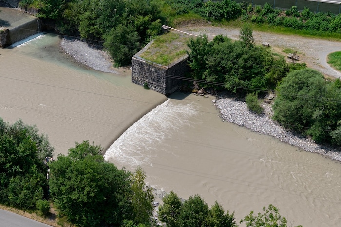 Die Unglücksstelle an der Ill.