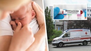 Seit einer Woche liegt die Mutter mit ihrem Baby im Landesklinikum Mistelbach. Beim Buben war ...