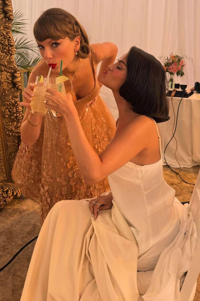 Swift bei der Hochzeit von Selena Gomez: Welche ihrer Freundinnen wird wohl nun den Brautstrauß ...