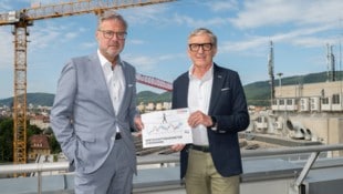 WKO Steiermark: Präsident Josef Herk (re.) und Direktor Karl-Heinz Dernoscheg.