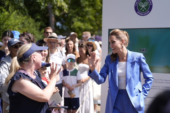 Prinzessin Kate mischte sich am Donnerstag unter die Tennisfans in Wimbledon.
