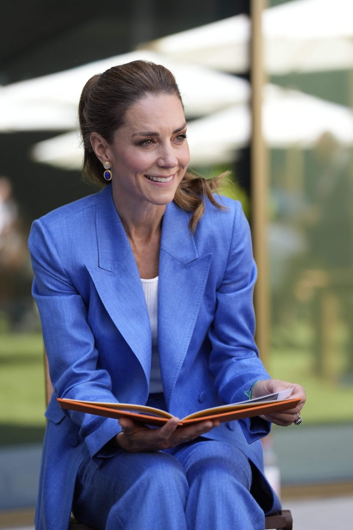 Prinzessin Kate nahm sich zwischen den beiden Matches Zeit für die Kinder eines ...