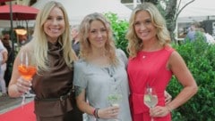 Nina Kraft, Simone Lugner und Corinna Kamper-Campisi (v. li.) amüsierten sich prächtig