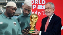 Alexander van der Bellen drückt dem Nationalteam fest die Daumen.