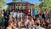 Mit viel Herzblut halfen die Schüler bei der Renovierung des Pavillons mit. 