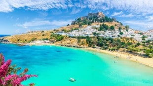 Rhodos zählt mit über 3000 Sonnenstunden im Jahr zu den sonnigsten Regionen Europas.